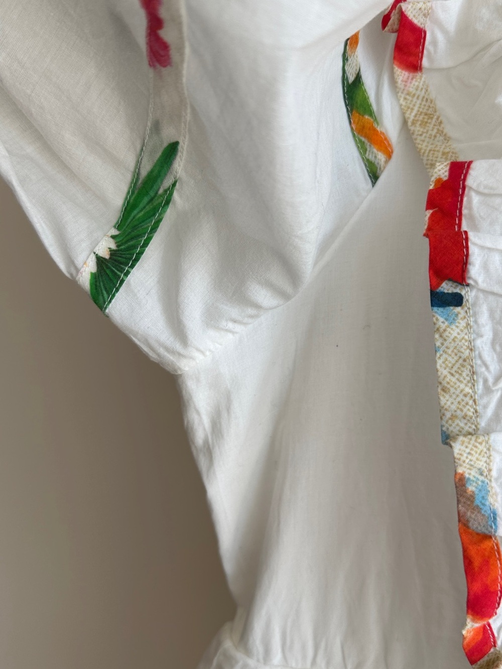Farm Rio Mixed Off-White Prints Midi Dress, Size Large, NWT - Picture 8 of 16